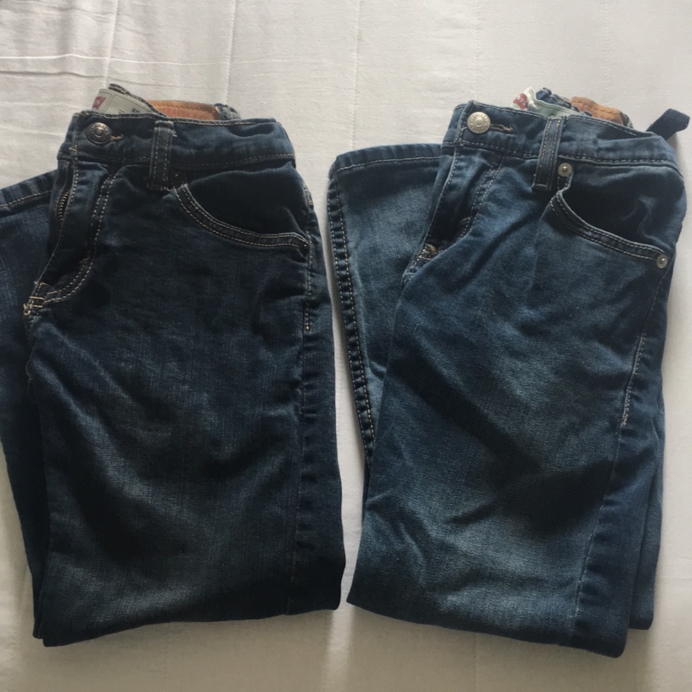 2 pair Levi’s jeans size 8 reg (505)